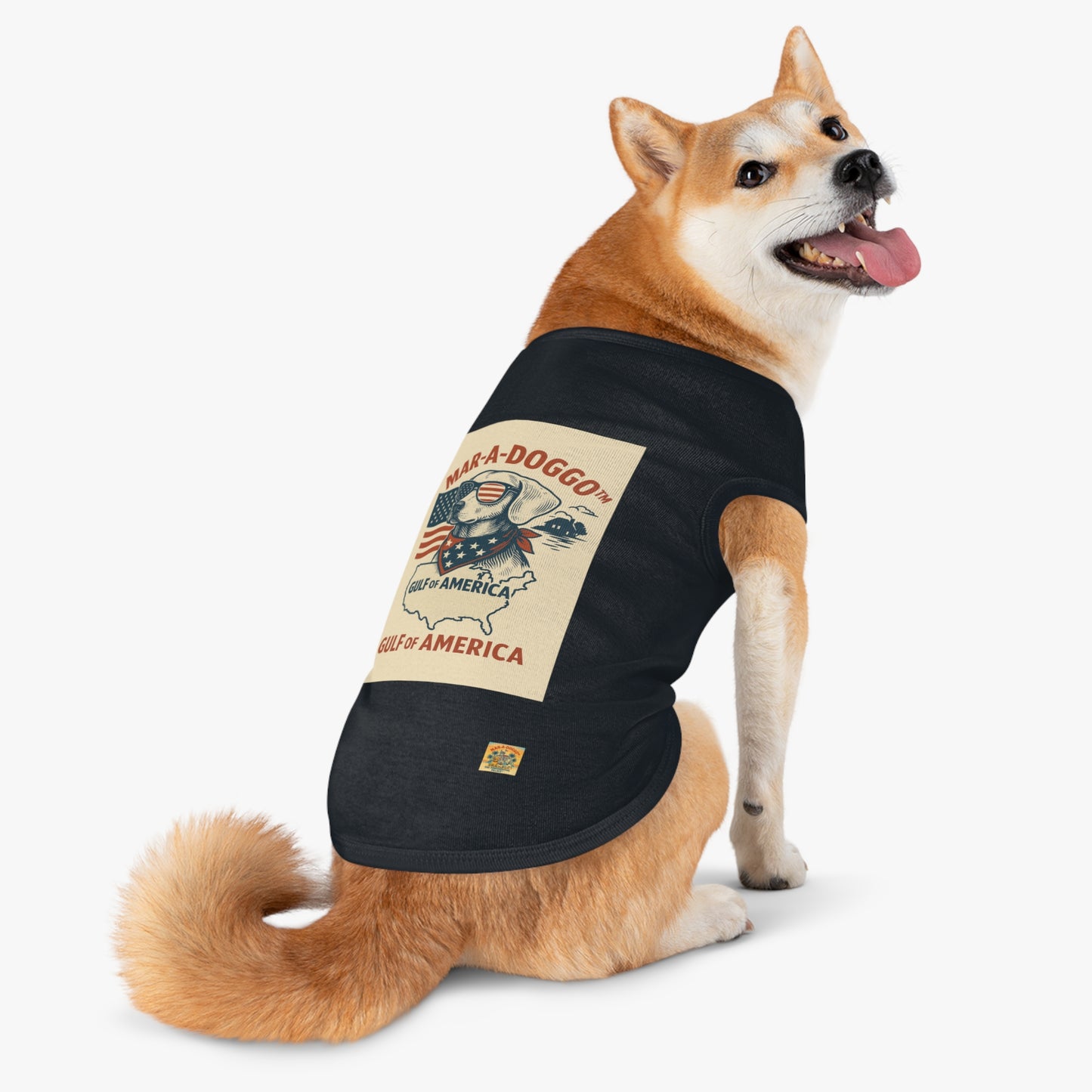 Gulf of America Say It Twice Dog Tank Top