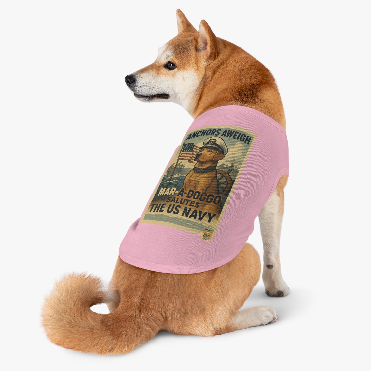 Anchors Aweigh Dog Tank Top