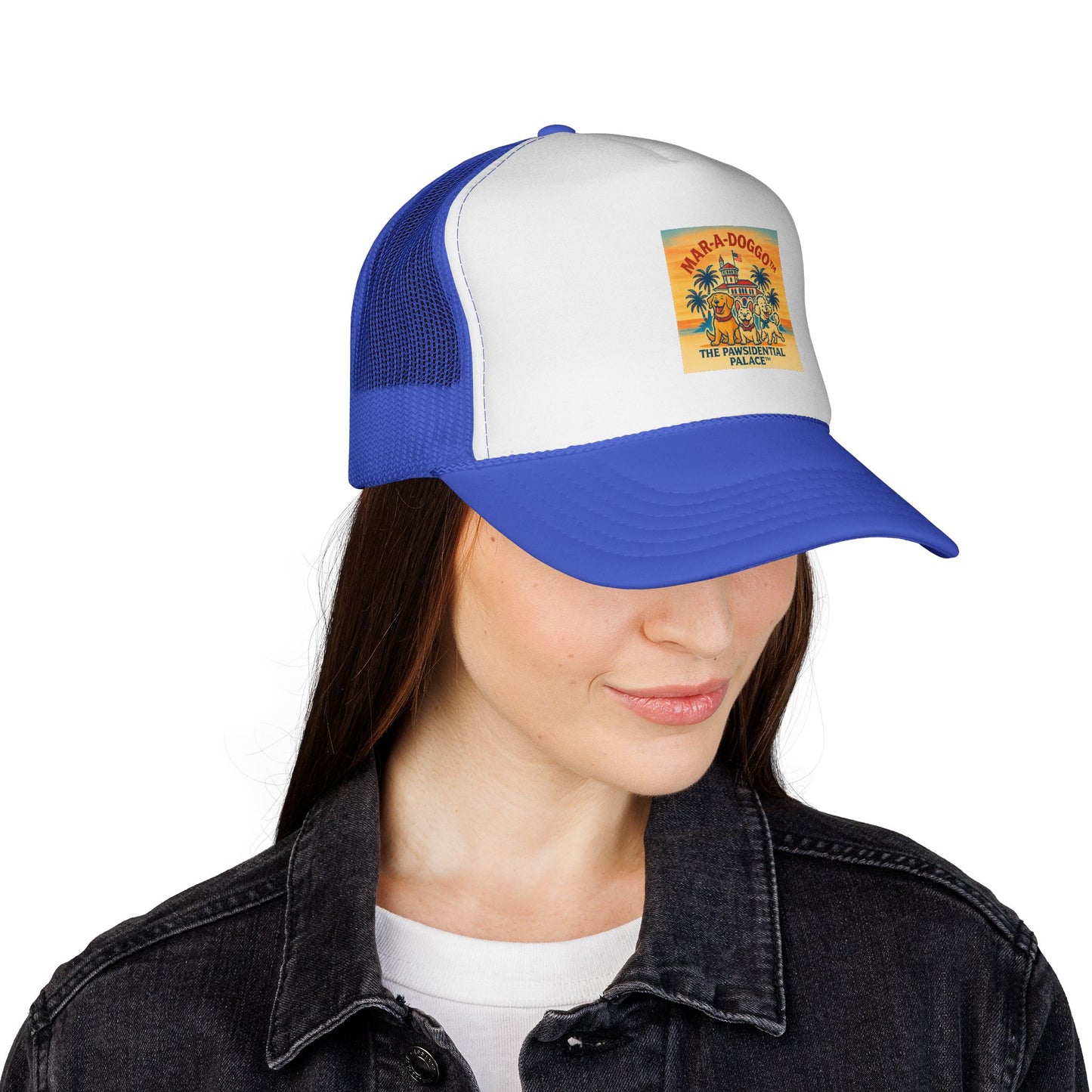 Pawsidential Palace Trucker Cap (One Size Fits Most)