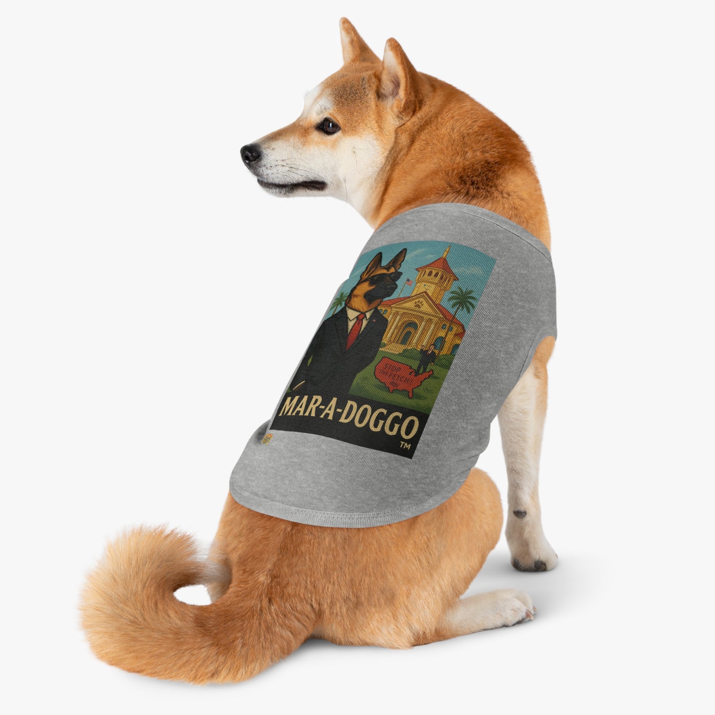 Secret Service Pup Dog Tank Top