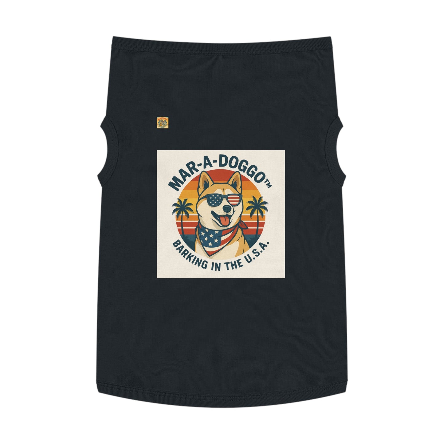 Barking In The USA Dog Tank Top