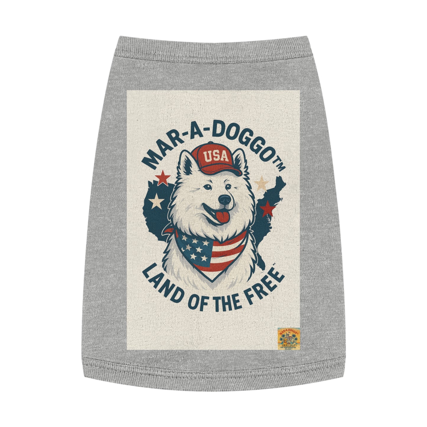 Land of the Free Dog Tank Top