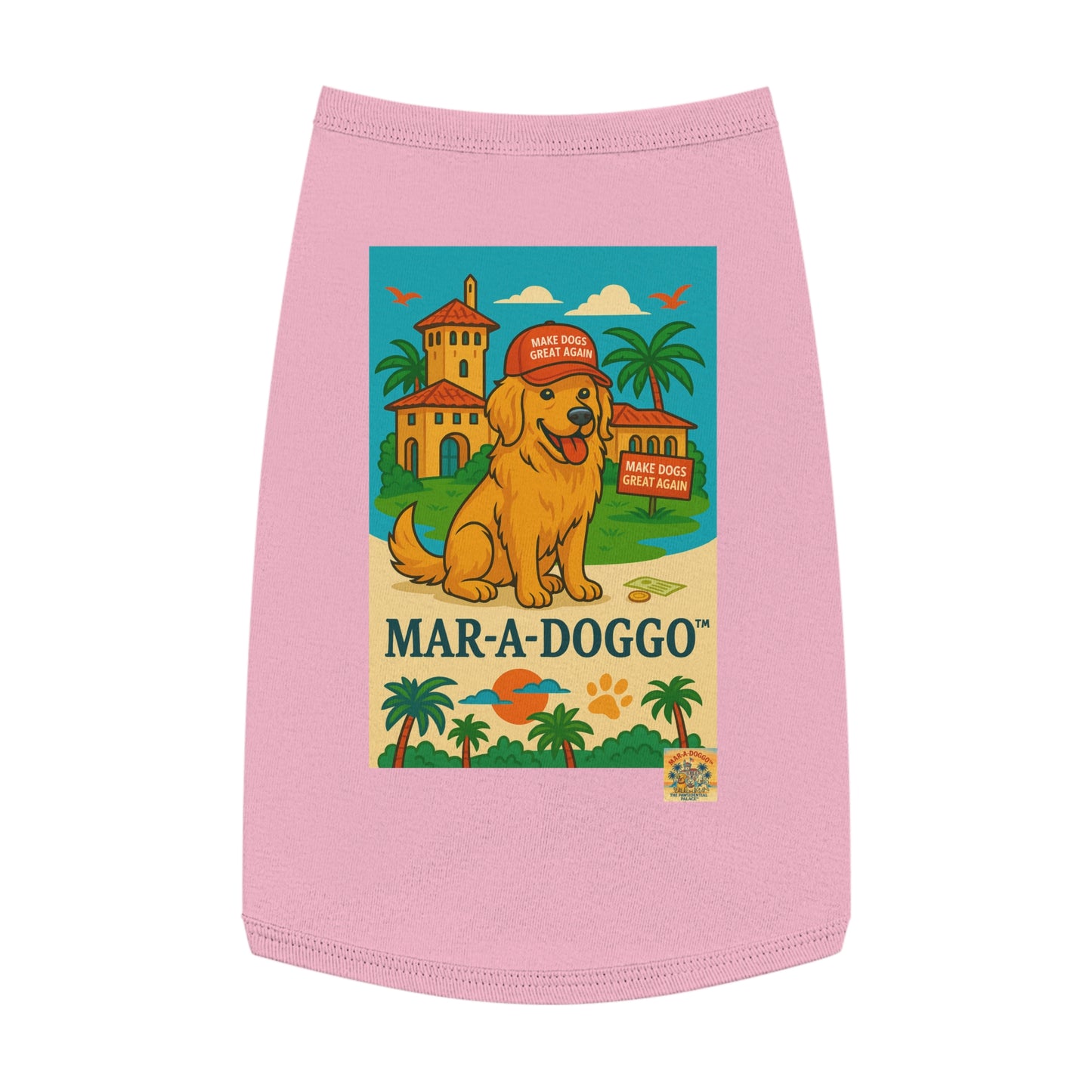 Make Dogs Great Again Dog Tank Top
