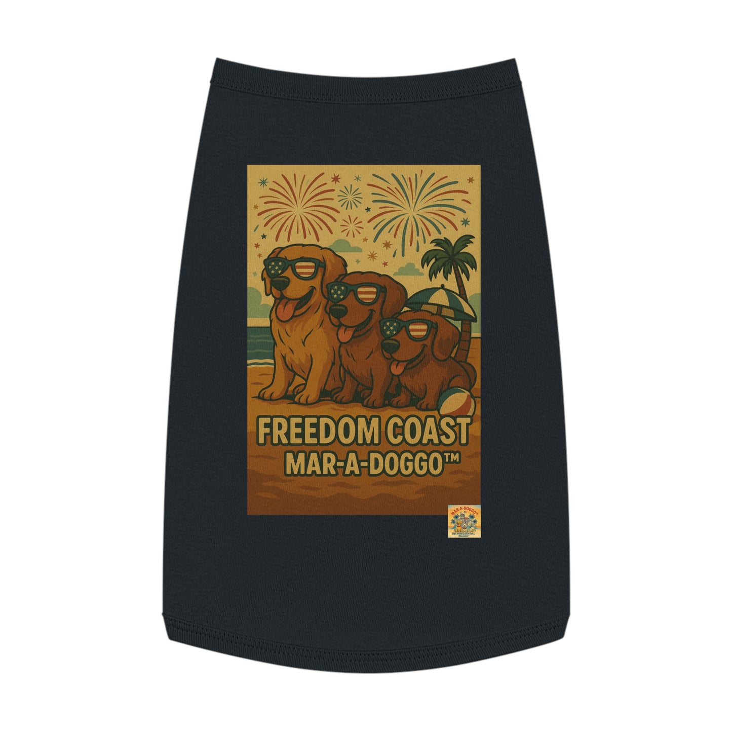 Freedom Coast Dog Tank Top