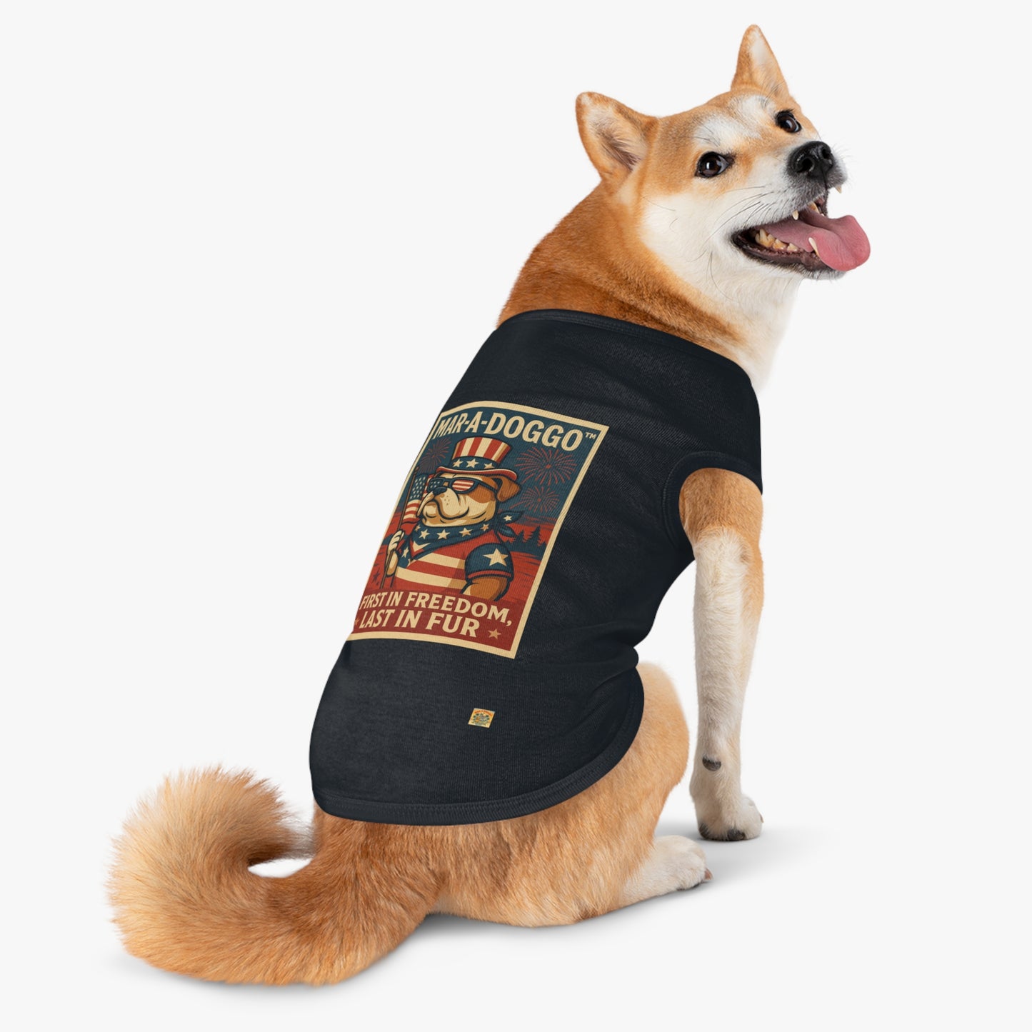 First In Freedom, Last In Fur Dog Tank Top