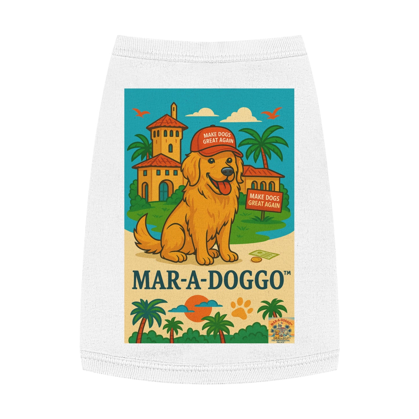Make Dogs Great Again Dog Tank Top
