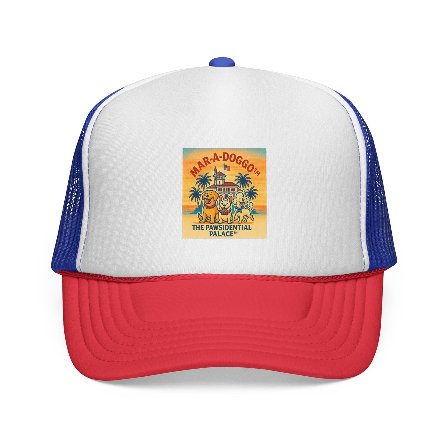 Pawsidential Palace Trucker Cap (One Size Fits Most)