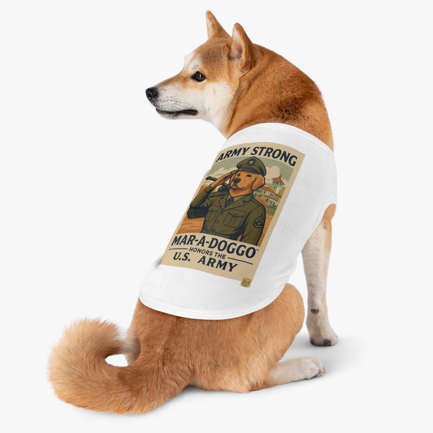 Army Strong Dog Tank Top