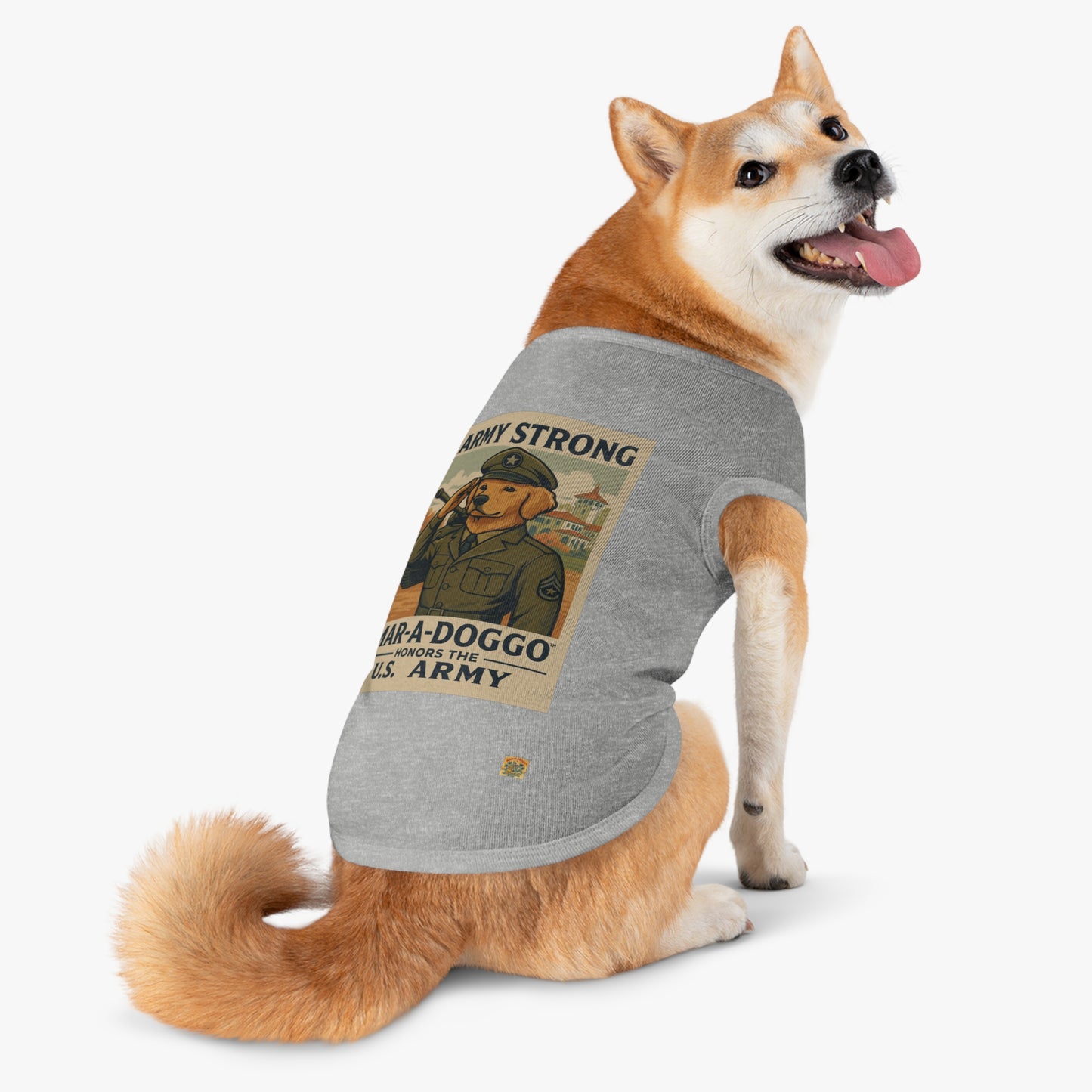 Army Strong Dog Tank Top
