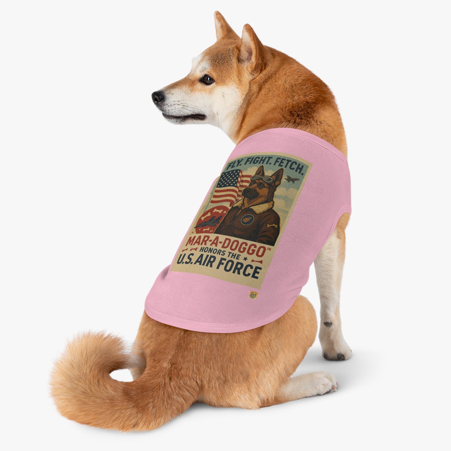 Fly Fight Fetch Mark 1 Dog Tank Top
