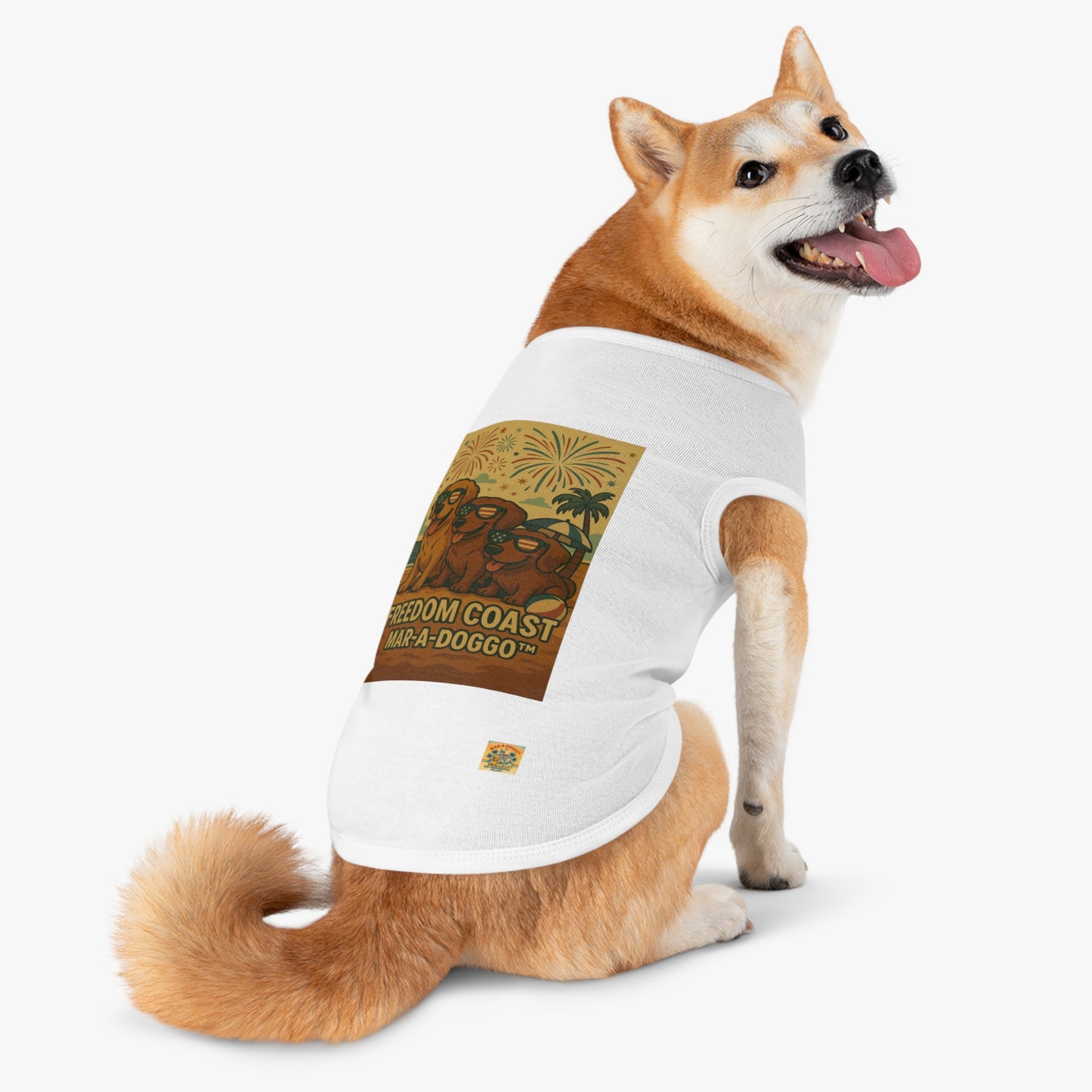 Freedom Coast Dog Tank Top