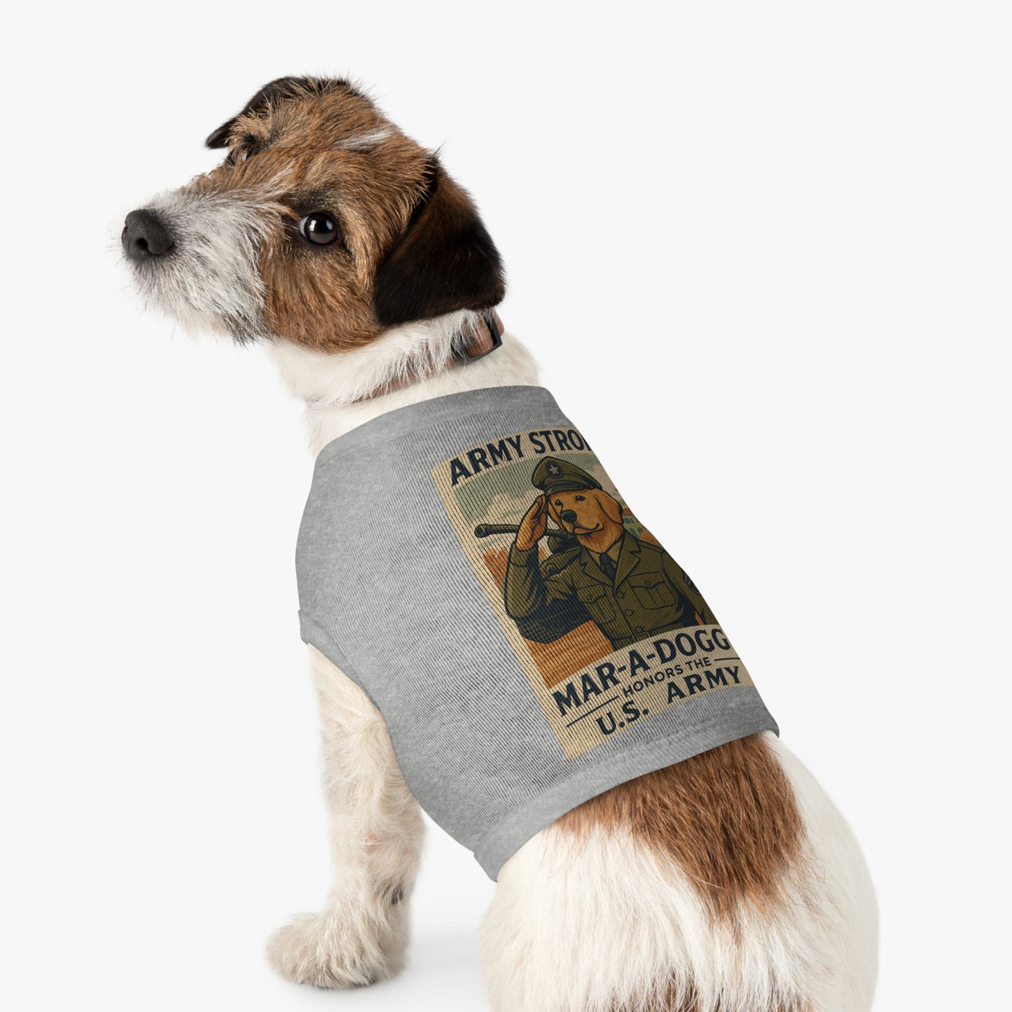 Army Strong Dog Tank Top