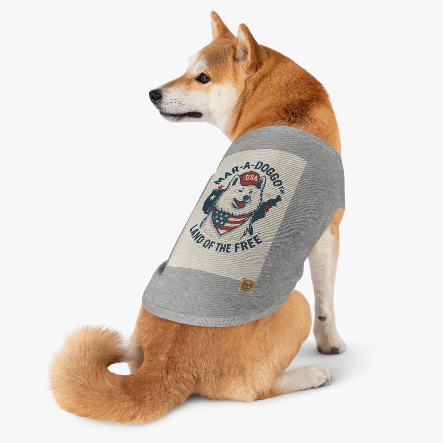 Land of the Free Dog Tank Top