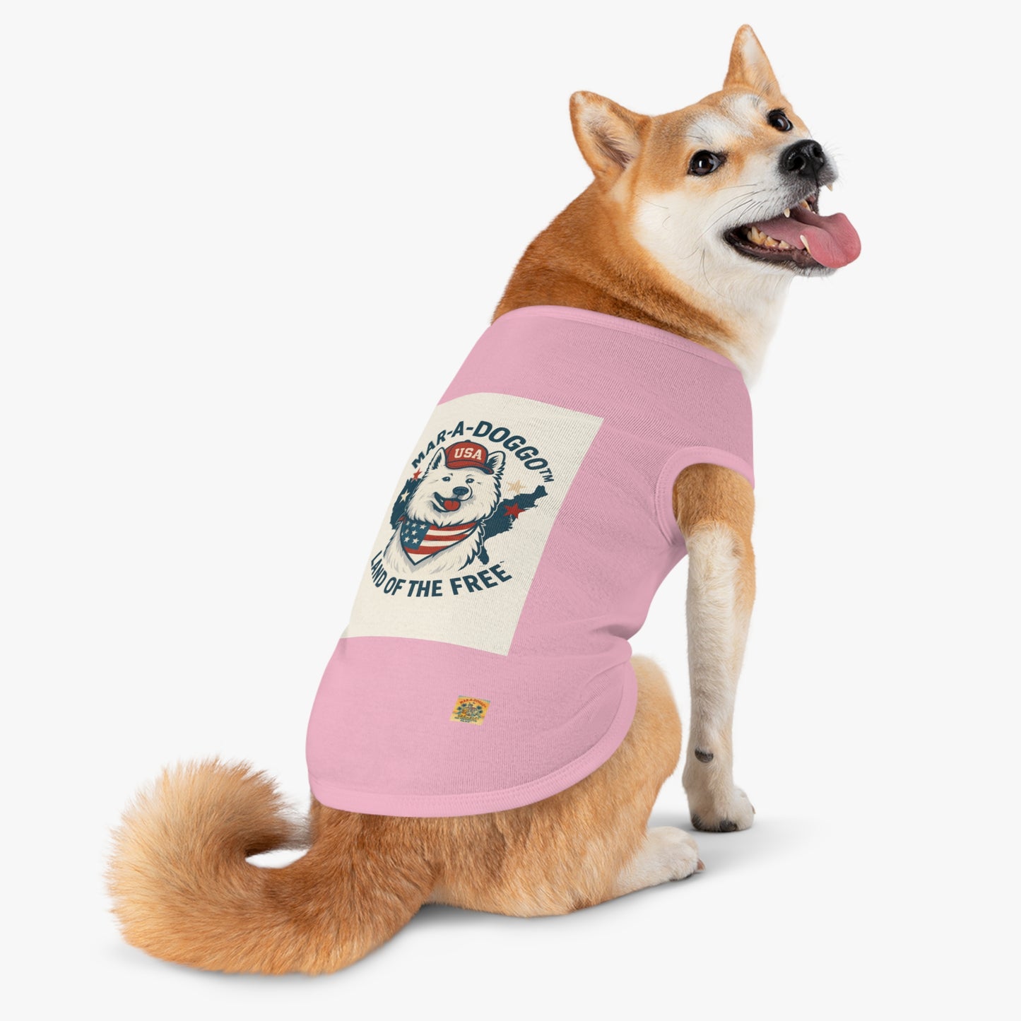 Land of the Free Dog Tank Top