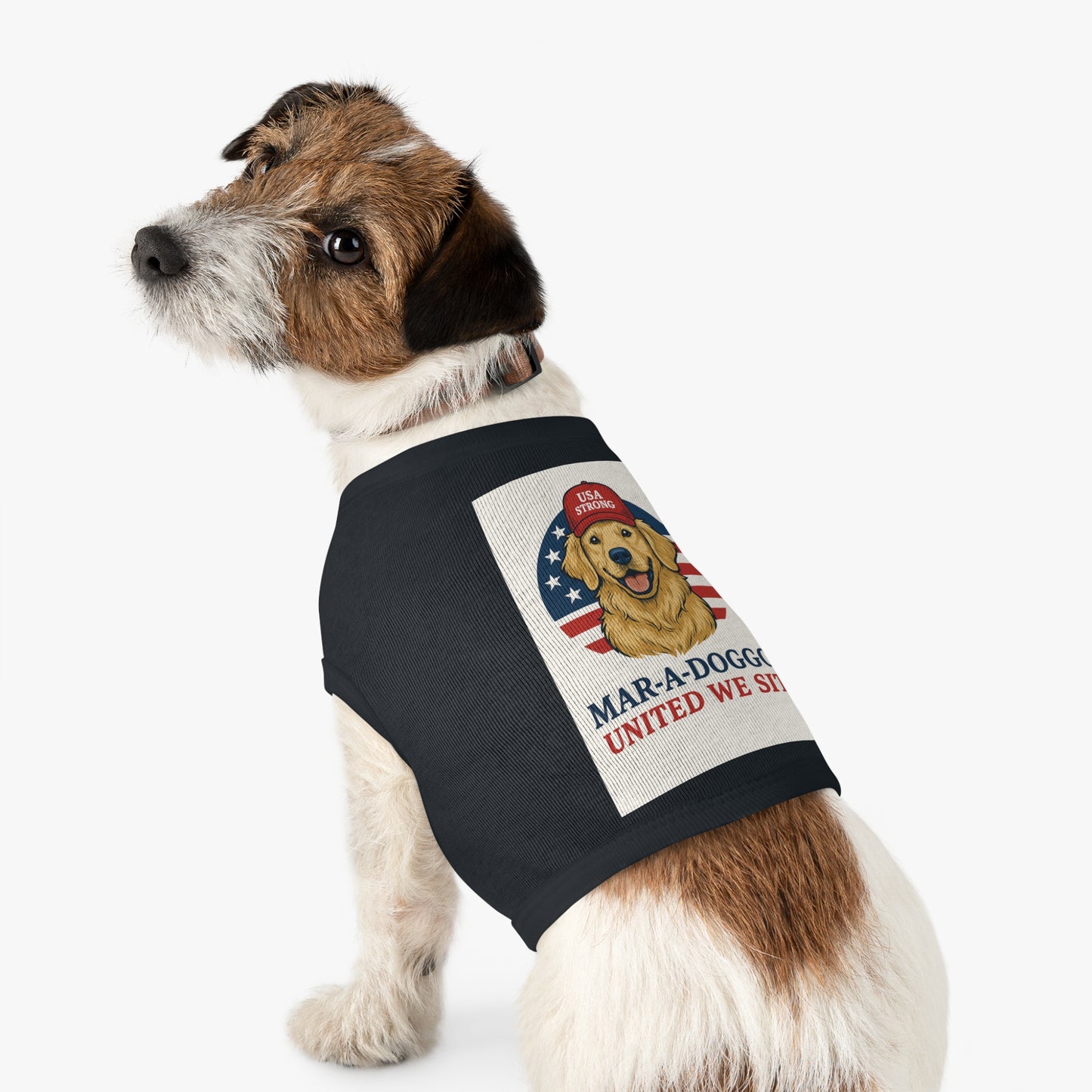 United We Sit Dog Tank Top