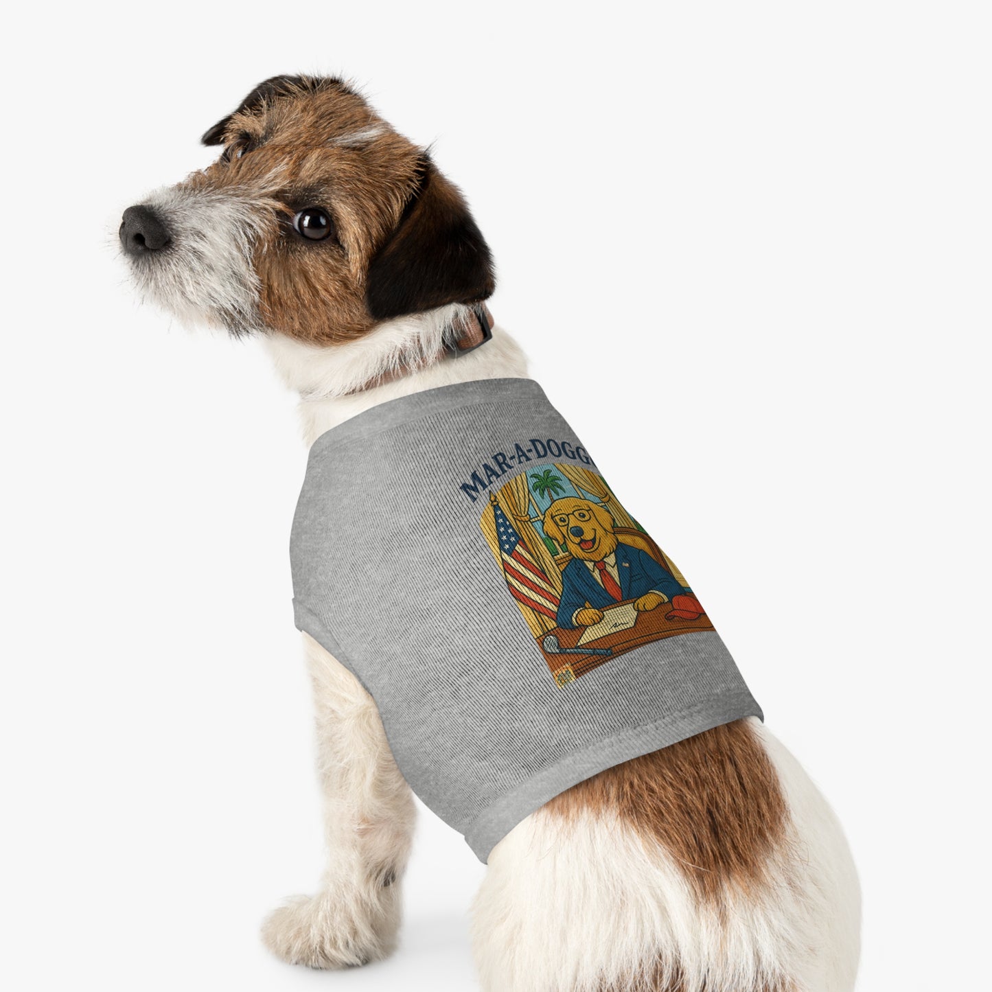Palm Beach Style Dog Tank Top