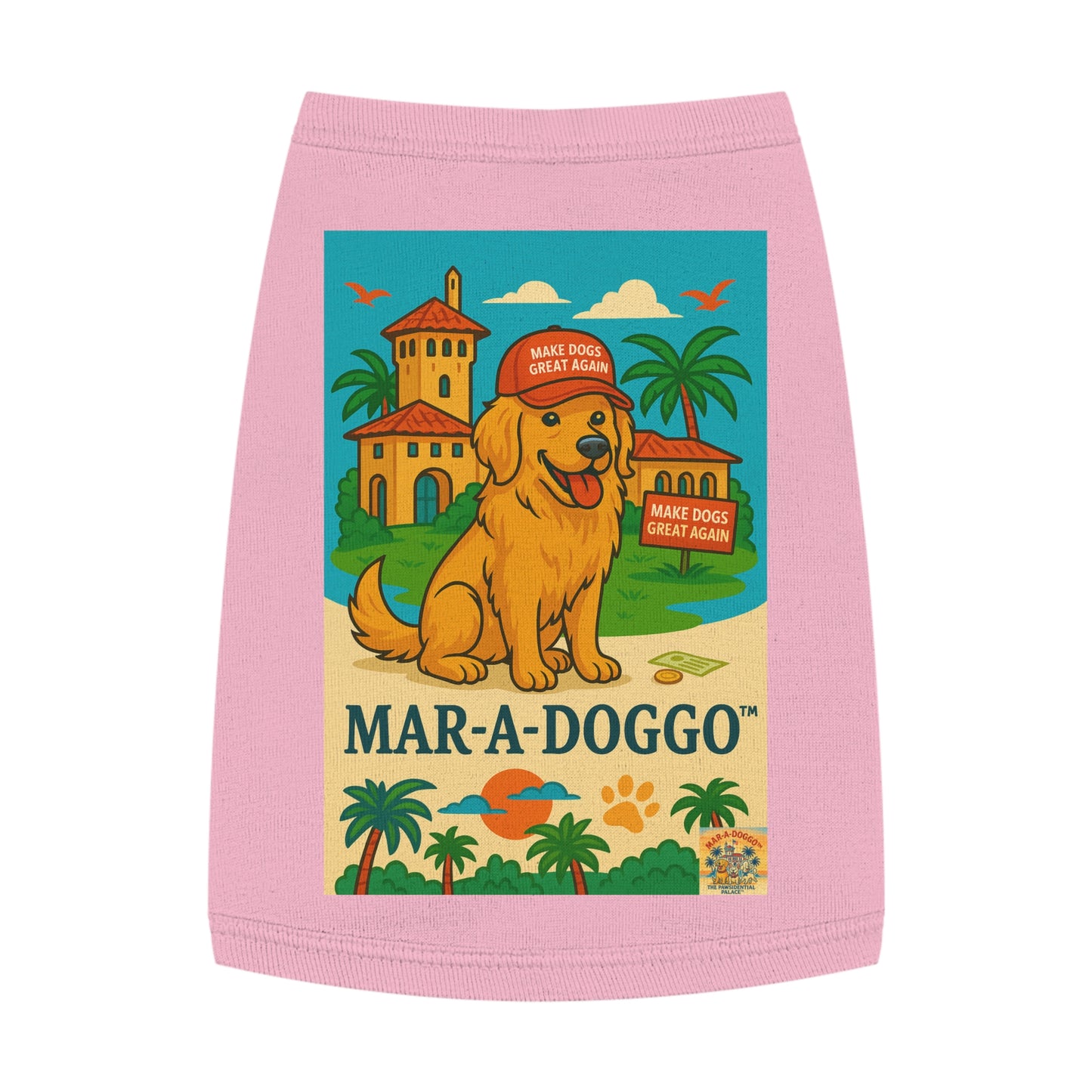 Make Dogs Great Again Dog Tank Top