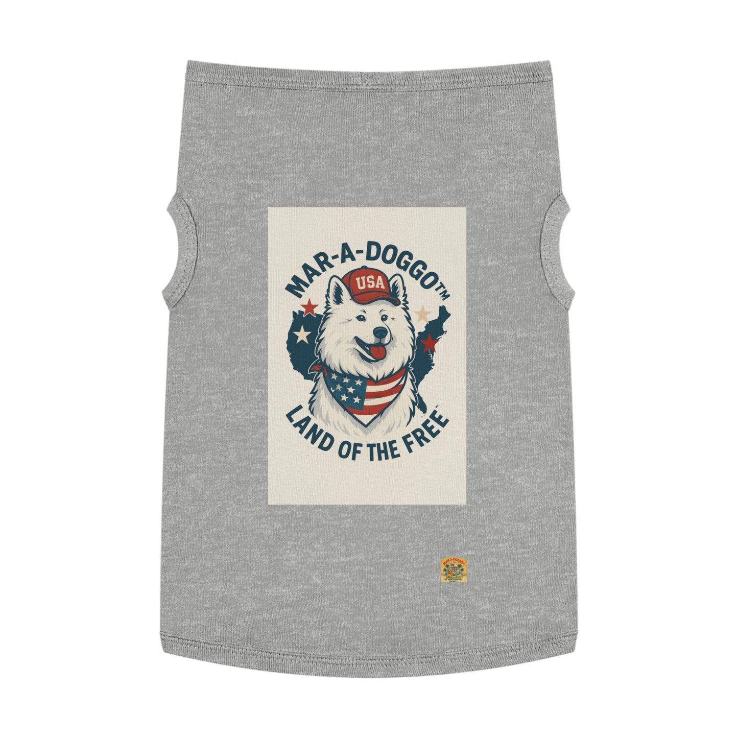 Land of the Free Dog Tank Top