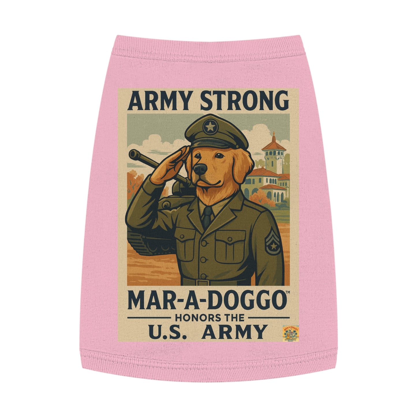 Army Strong Dog Tank Top