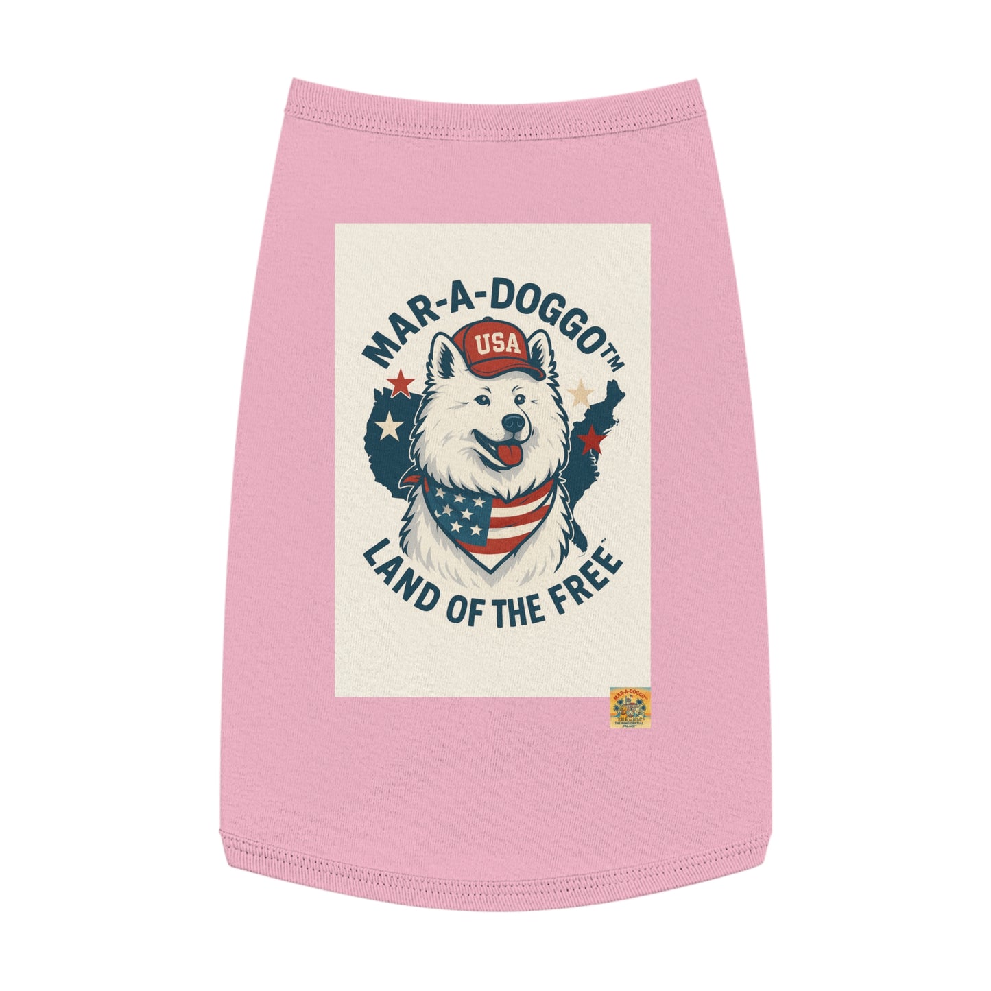 Land of the Free Dog Tank Top