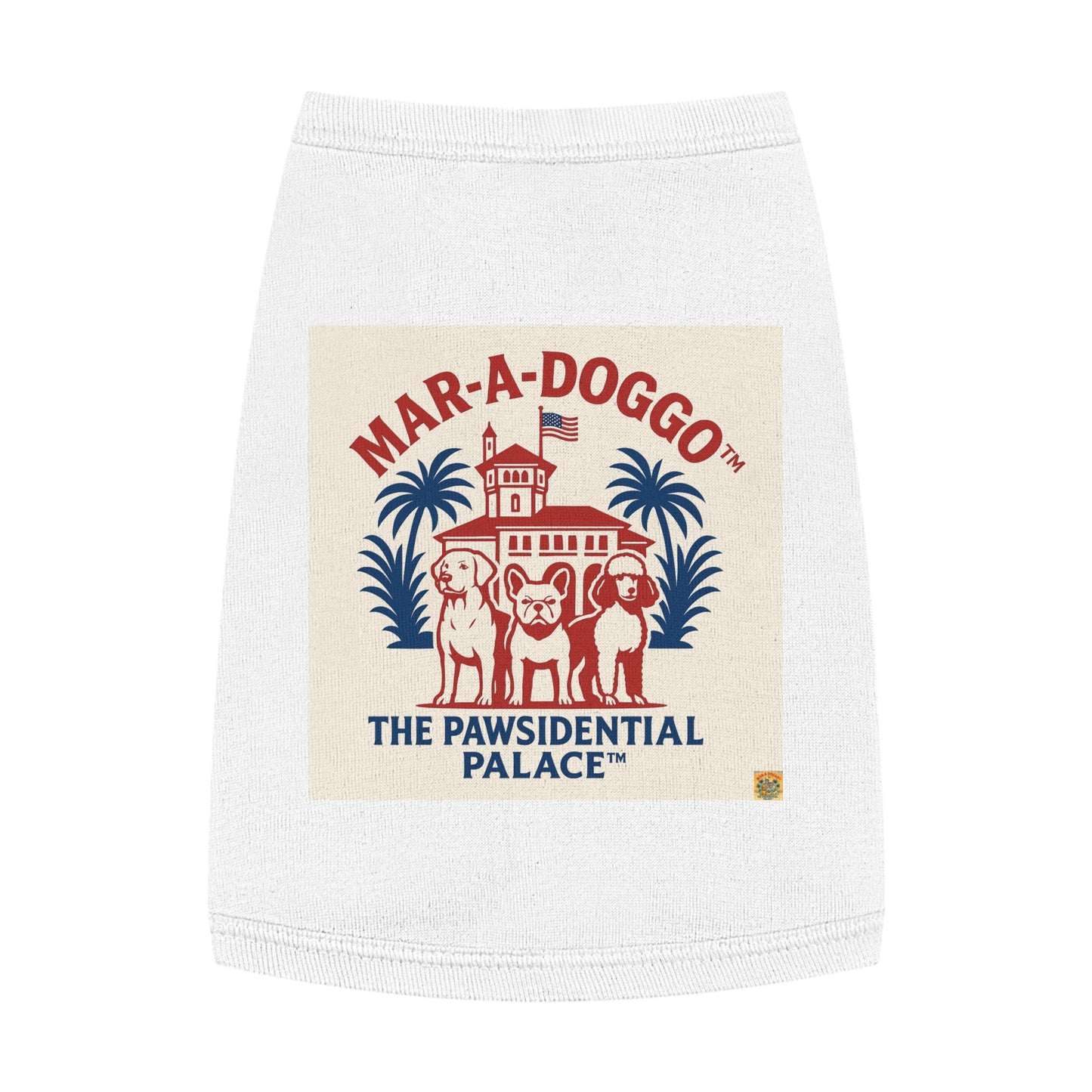The Pawsidential Palace Dog Tank Top