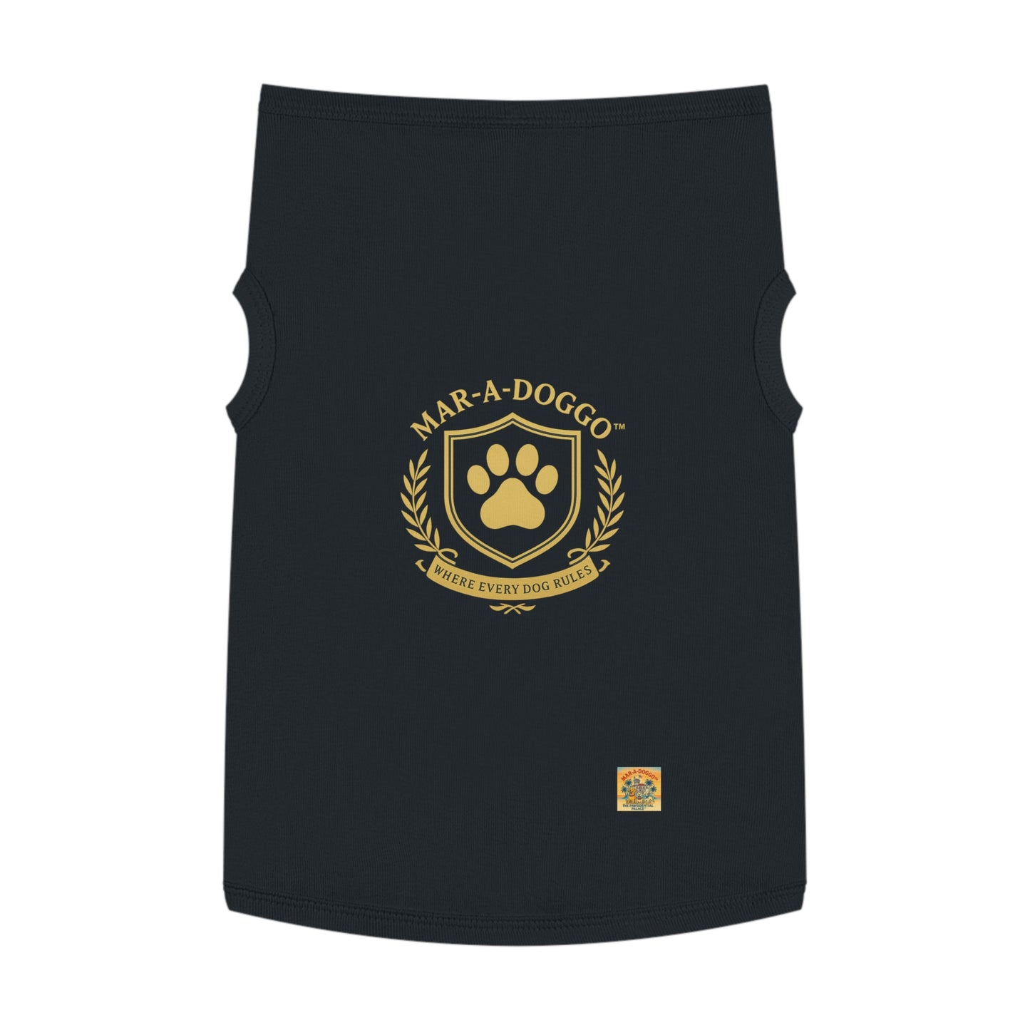 Where Every Dog Rules Emblem Style Dog Tank Top