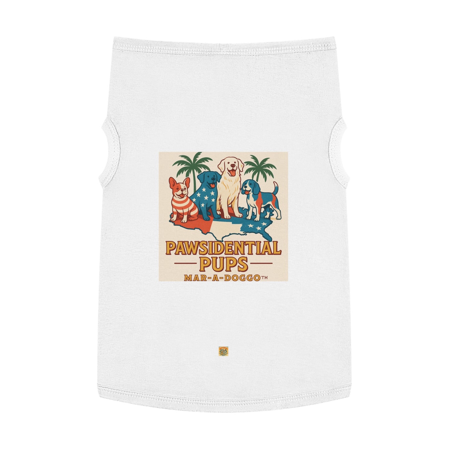 Pawsidential Pups Dog Tank Top