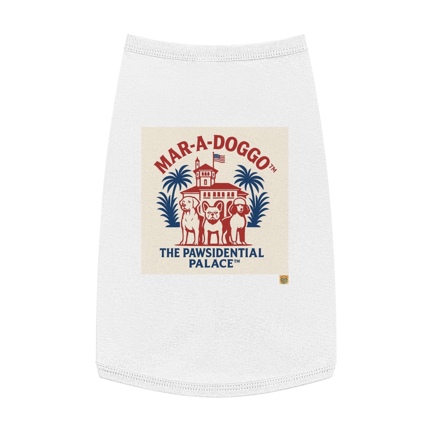 The Pawsidential Palace Dog Tank Top