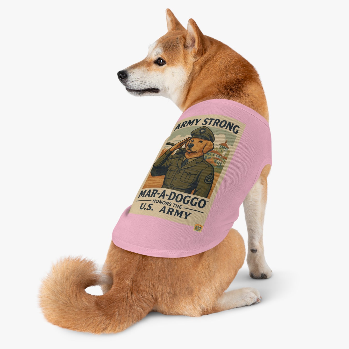 Army Strong Dog Tank Top