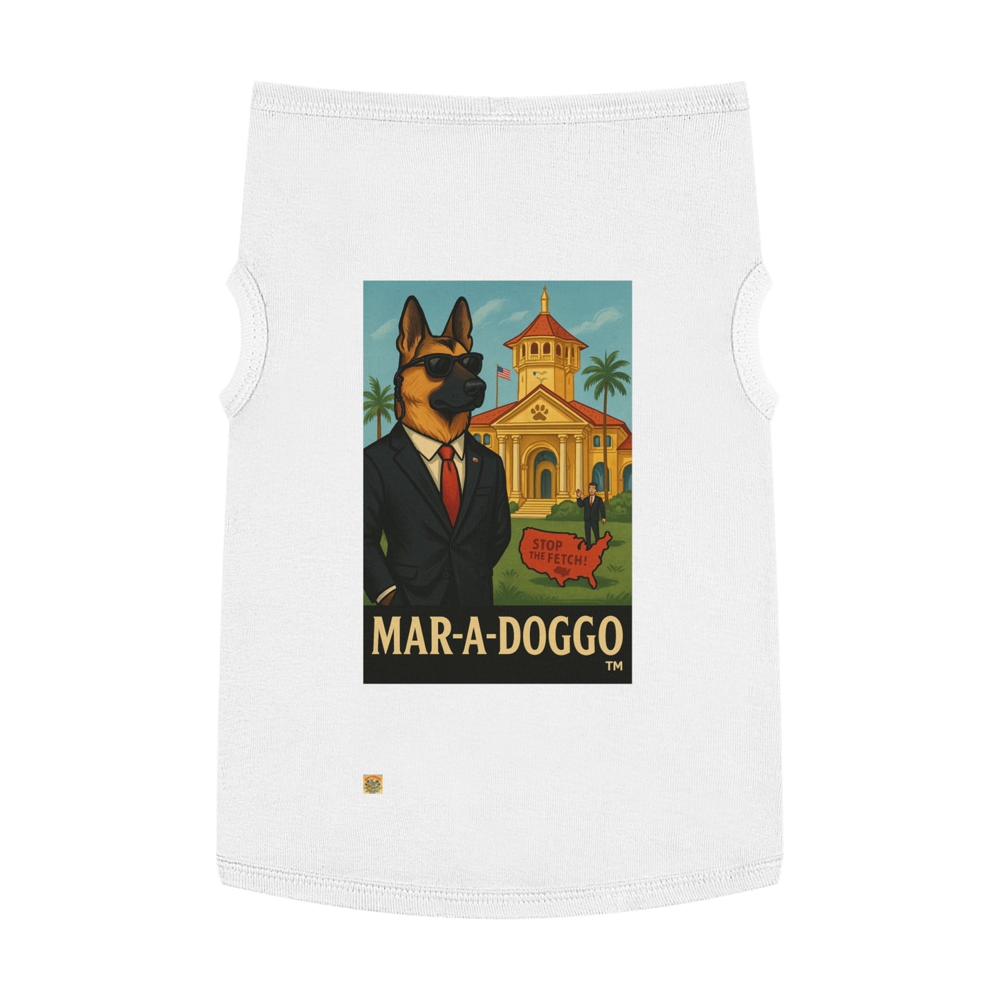 Secret Service Pup Dog Tank Top