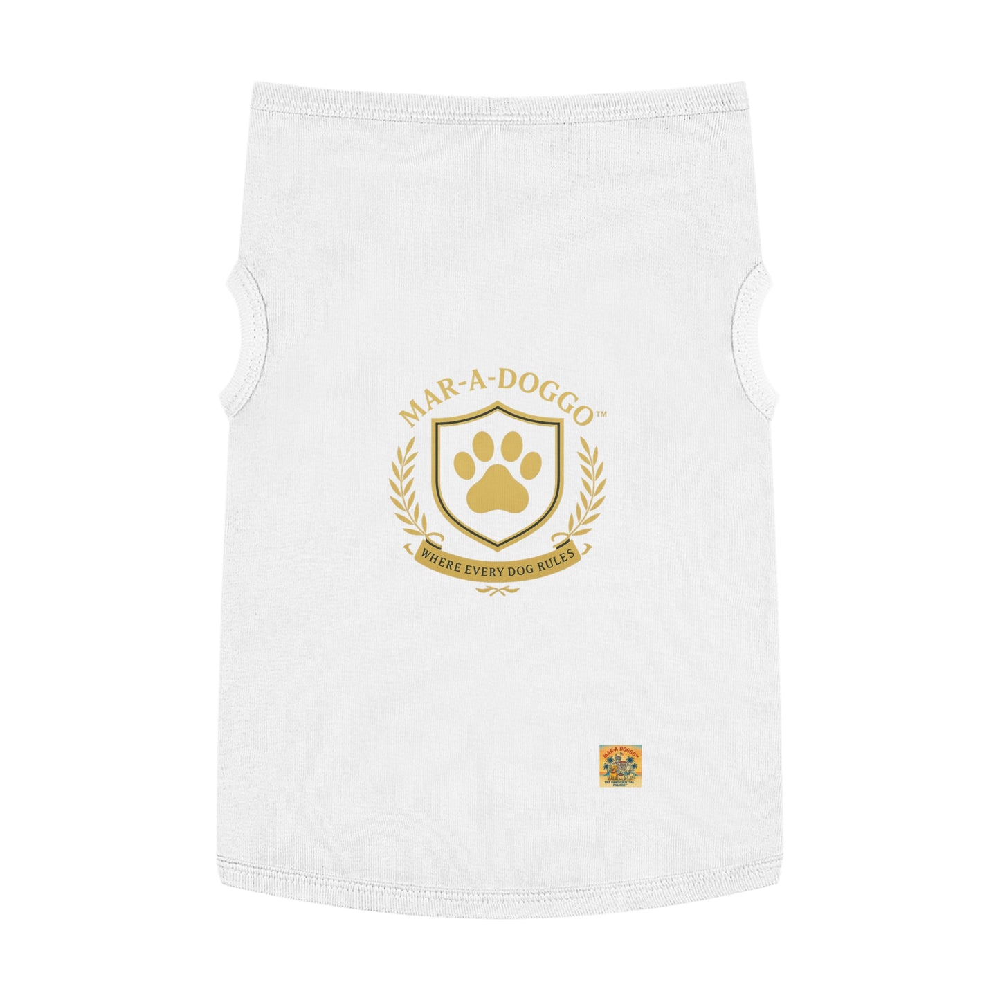 Where Every Dog Rules Emblem Style Dog Tank Top