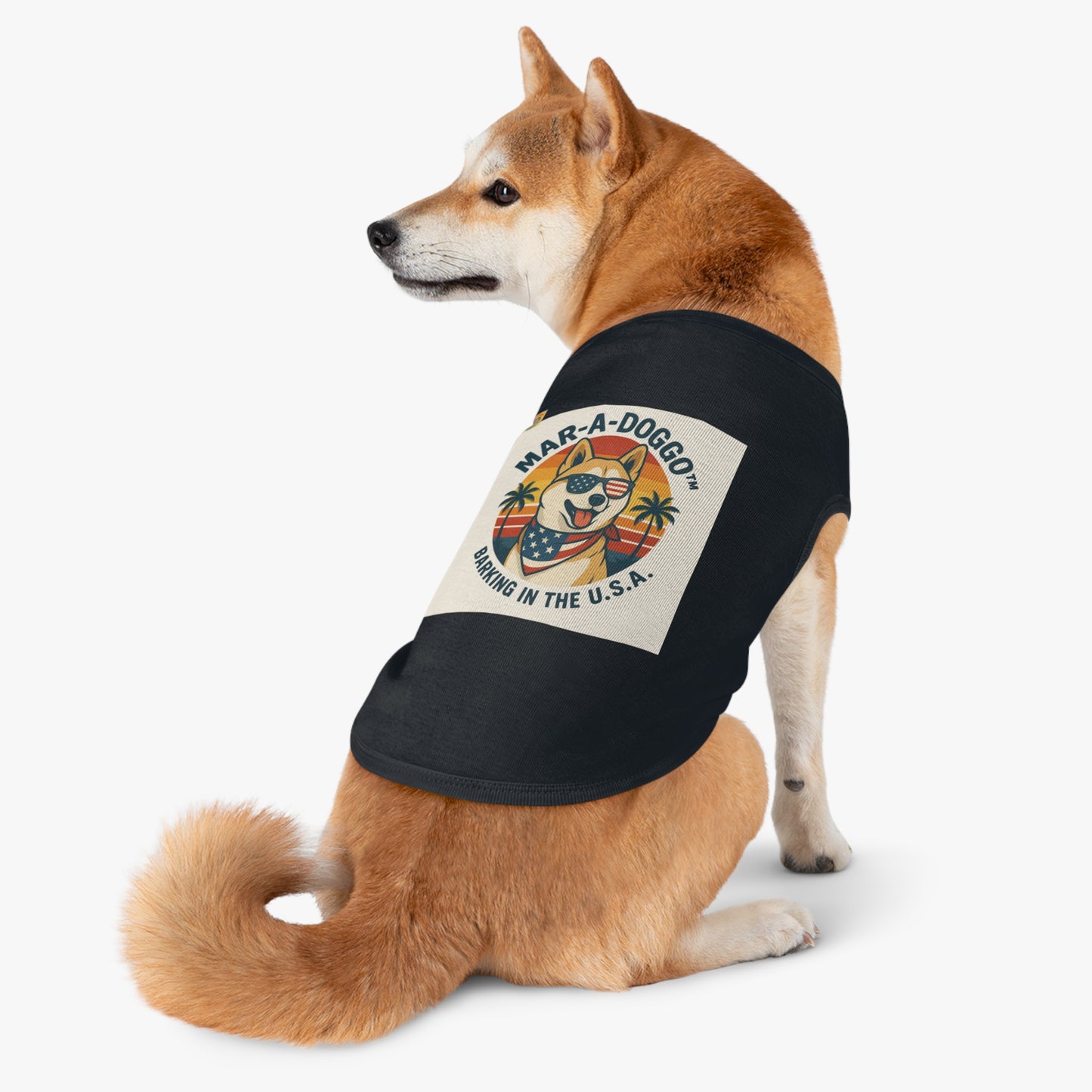 Barking In The USA Dog Tank Top