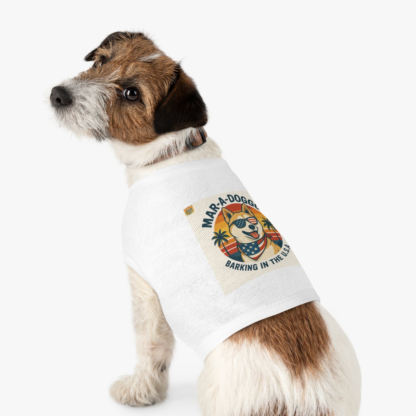 Barking In The USA Dog Tank Top
