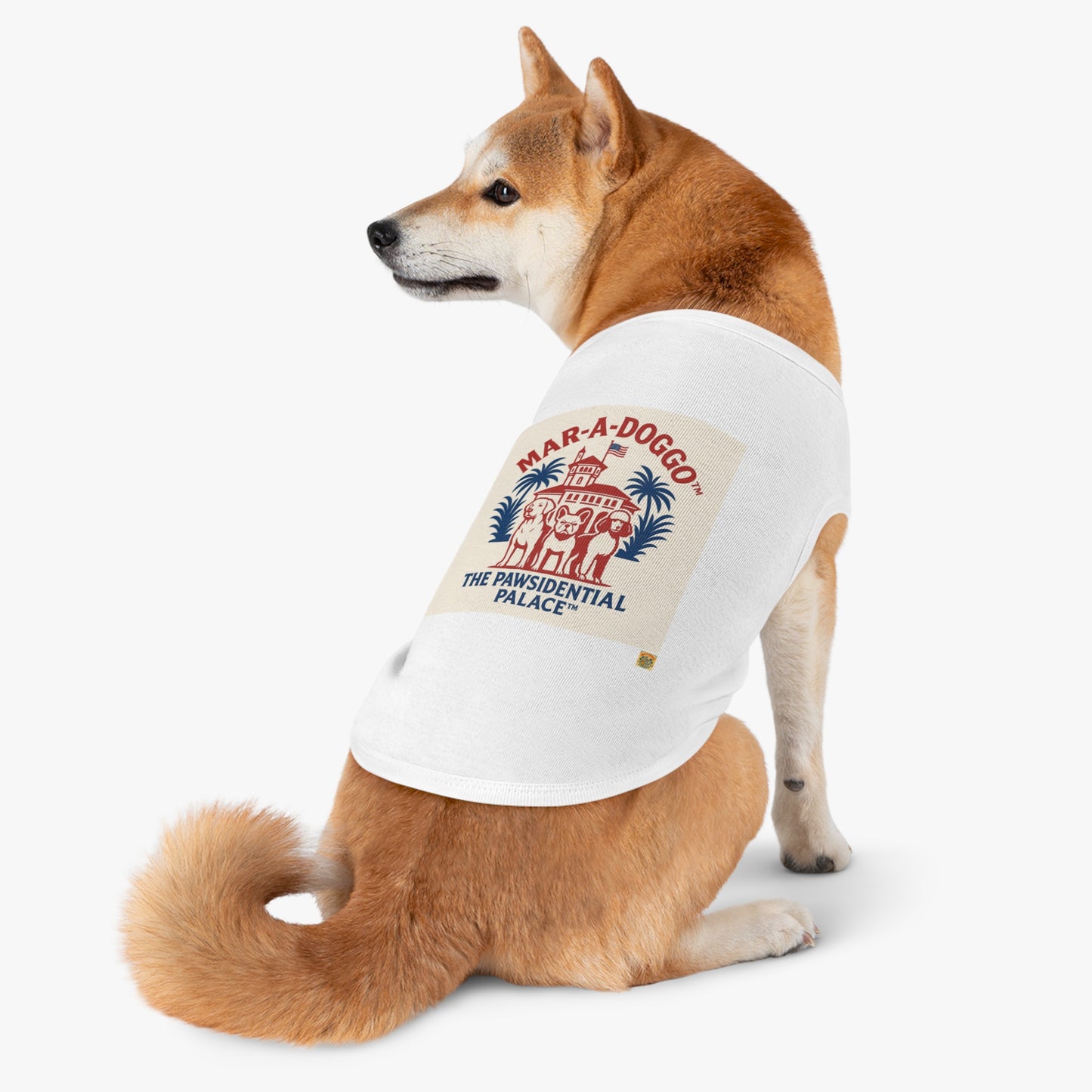 The Pawsidential Palace Dog Tank Top