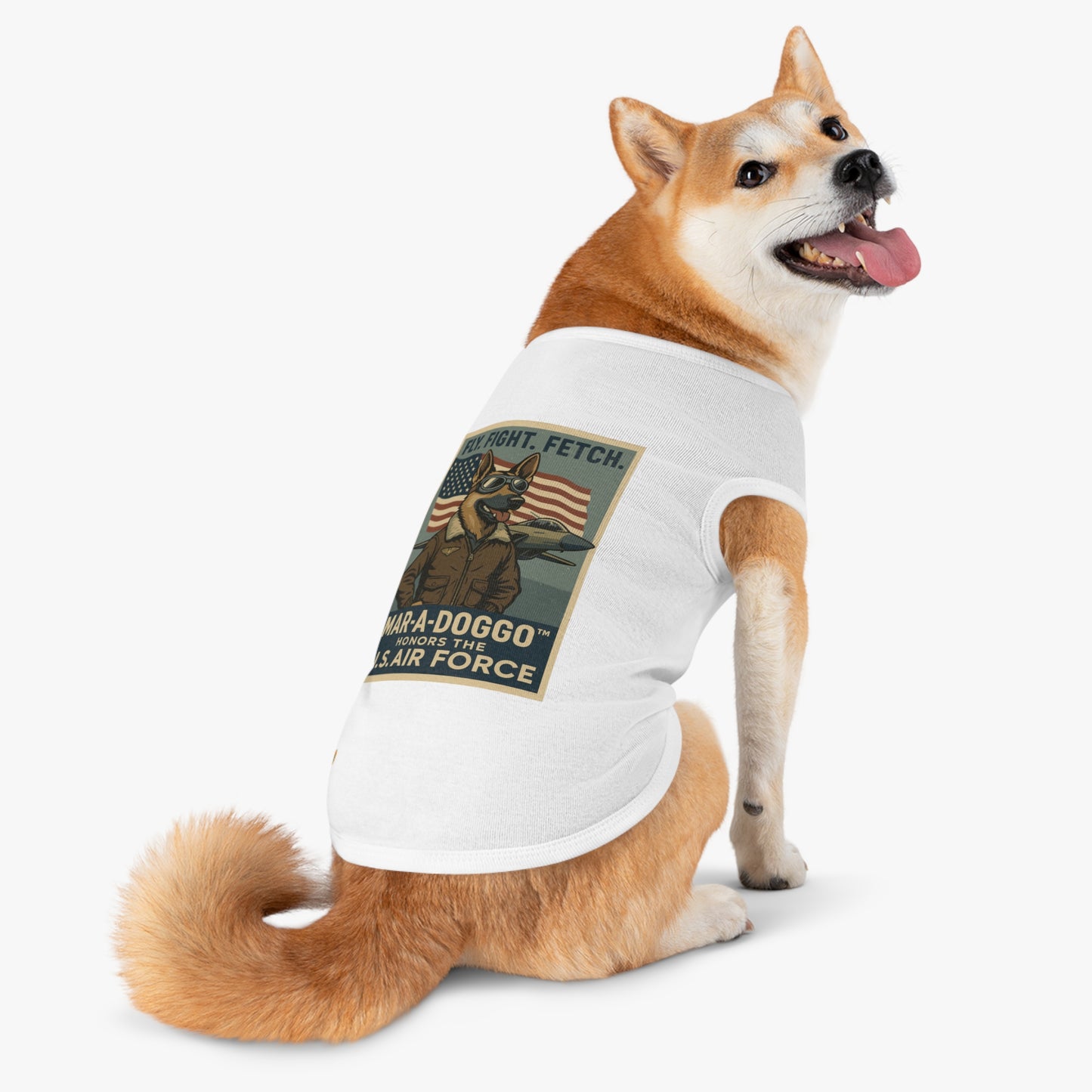Fly Fight Fetch Mark II Dog Tank Top