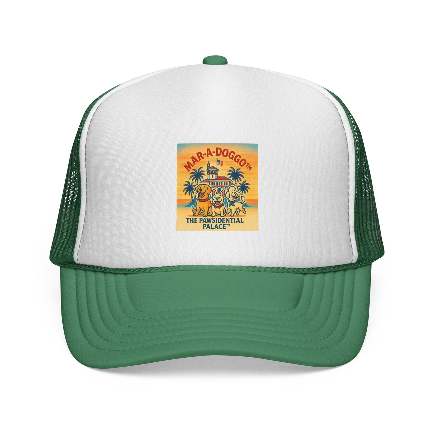 Pawsidential Palace Trucker Cap (One Size Fits Most)