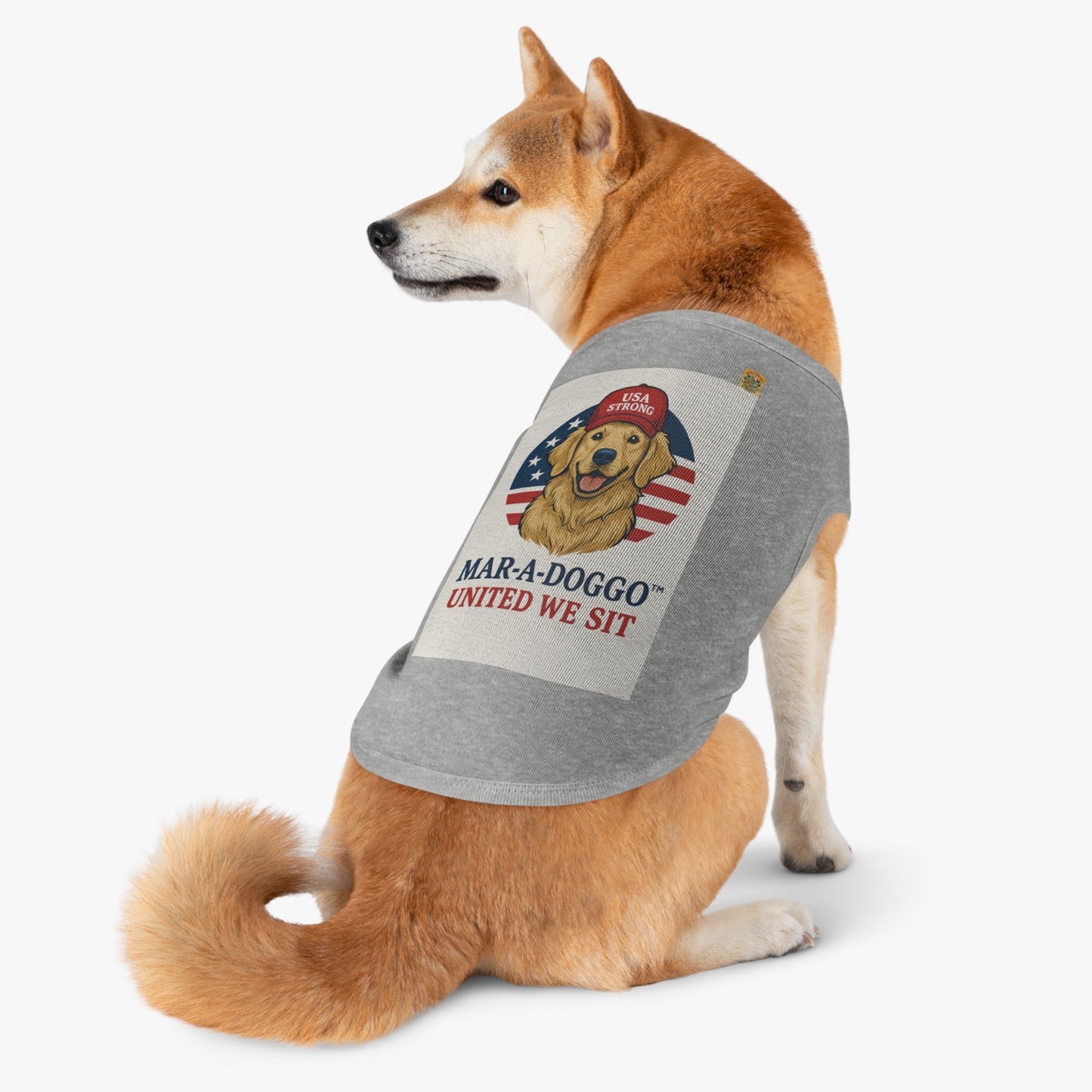 United We Sit Dog Tank Top