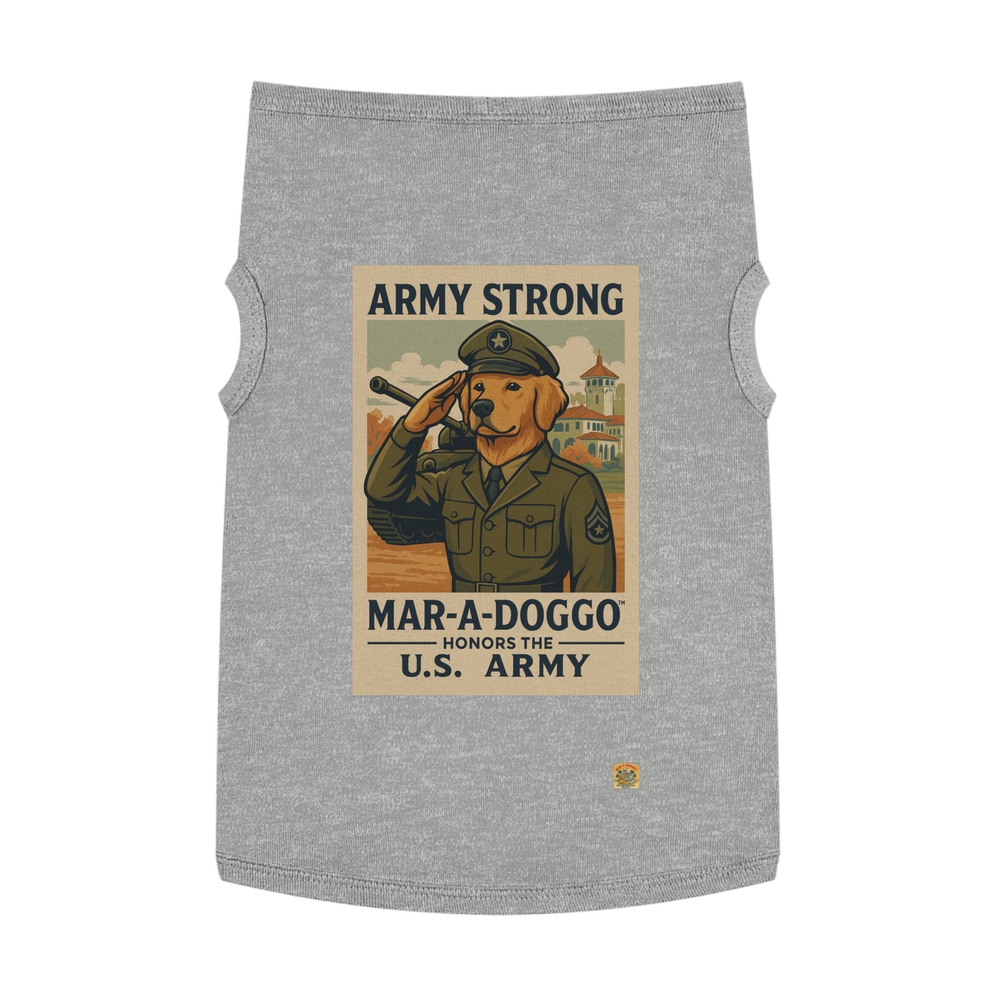 Army Strong Dog Tank Top
