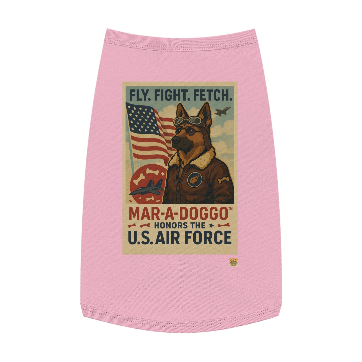 Fly Fight Fetch Mark 1 Dog Tank Top