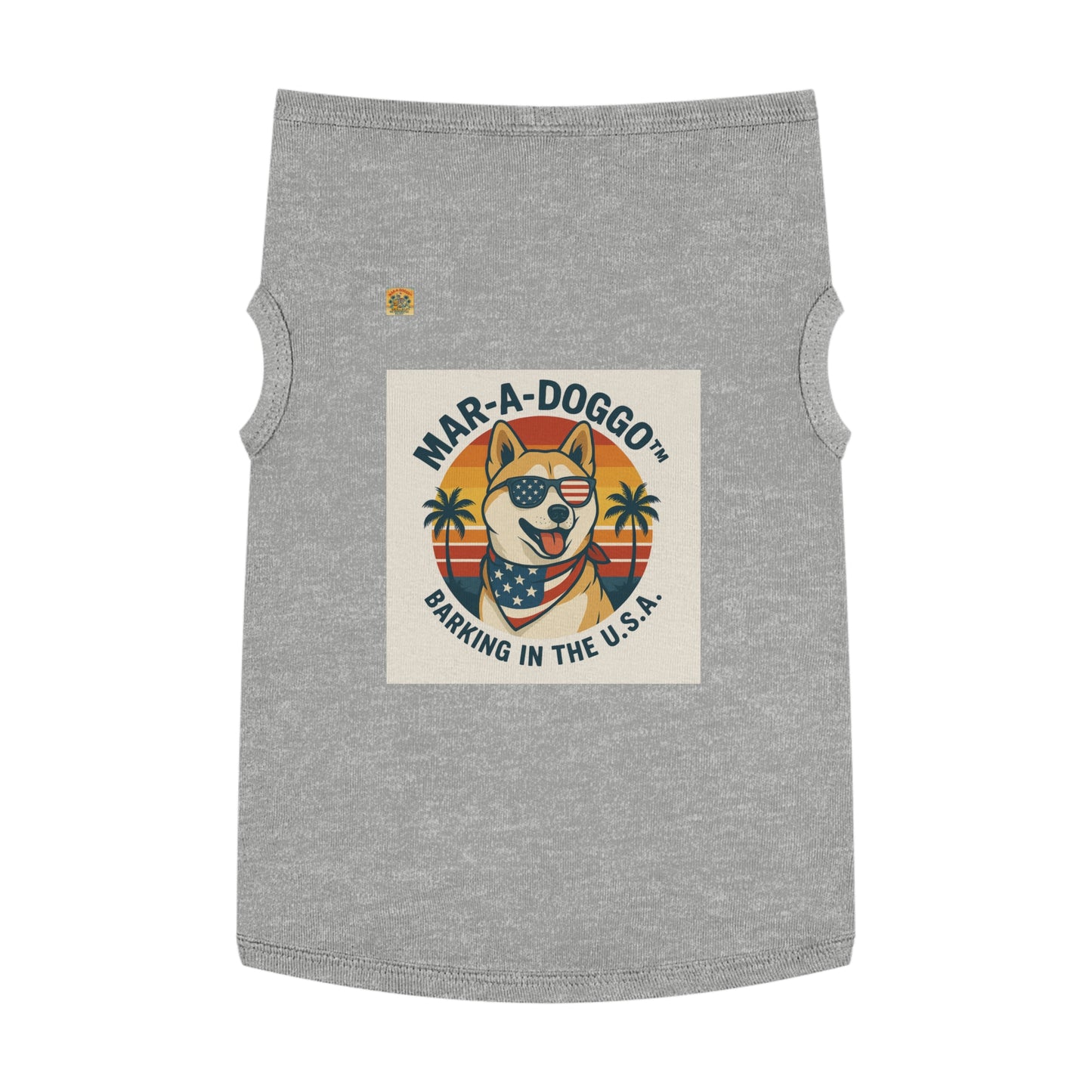 Barking In The USA Dog Tank Top
