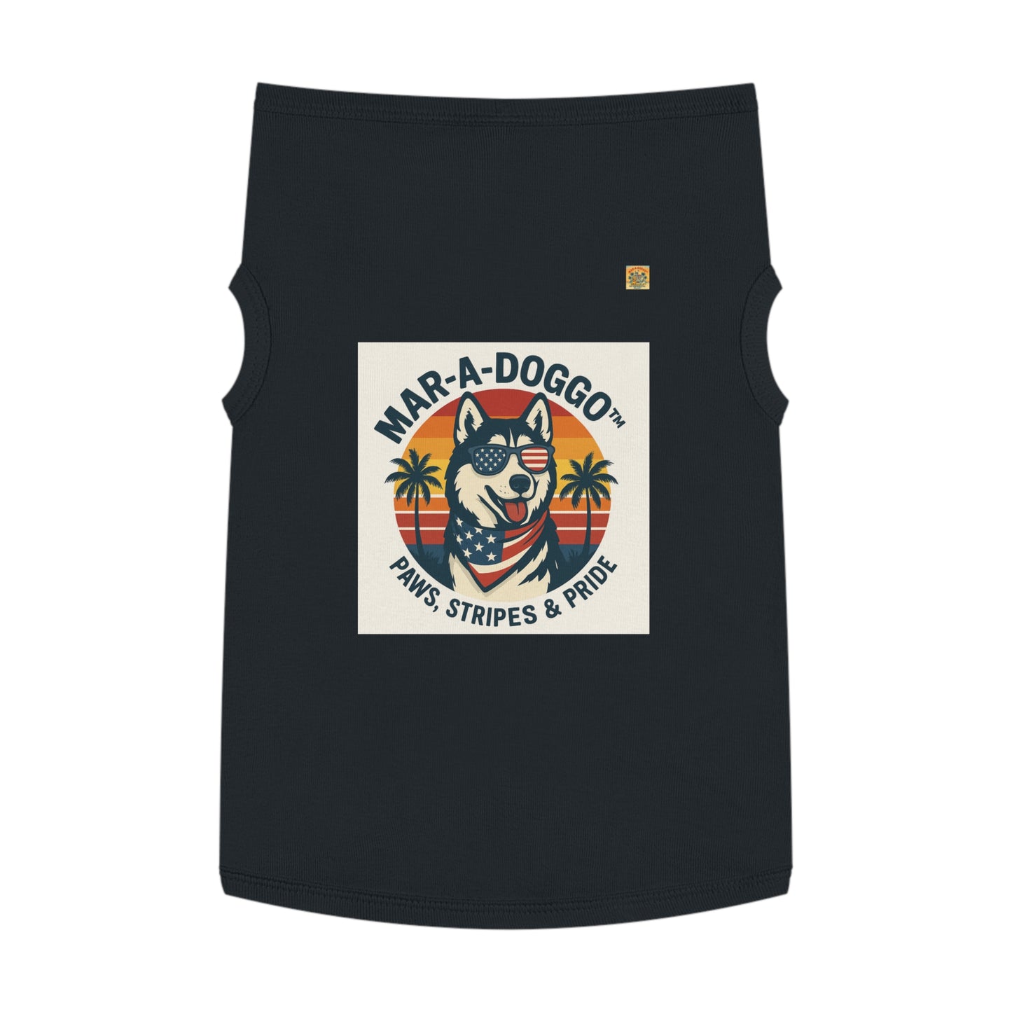 Paws, Stripes & Pride Dog Tank Top