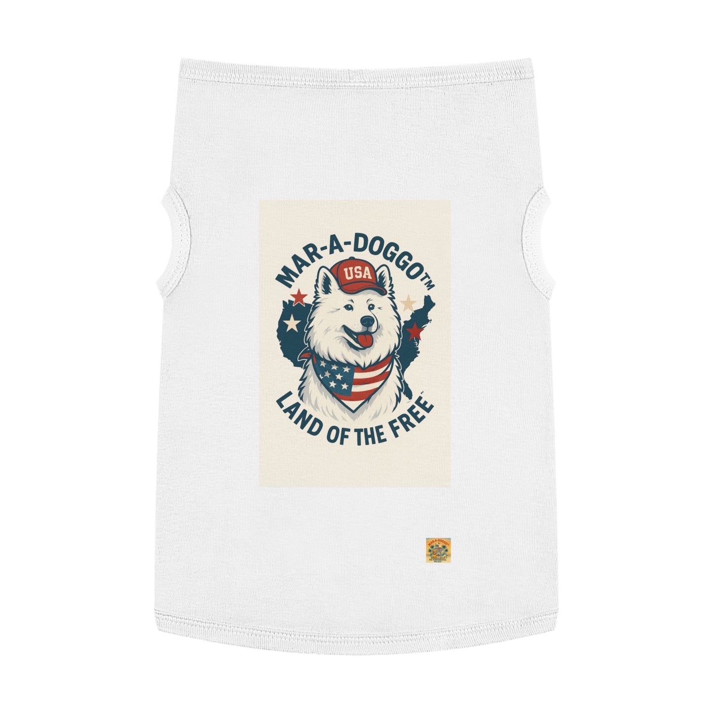 Land of the Free Dog Tank Top