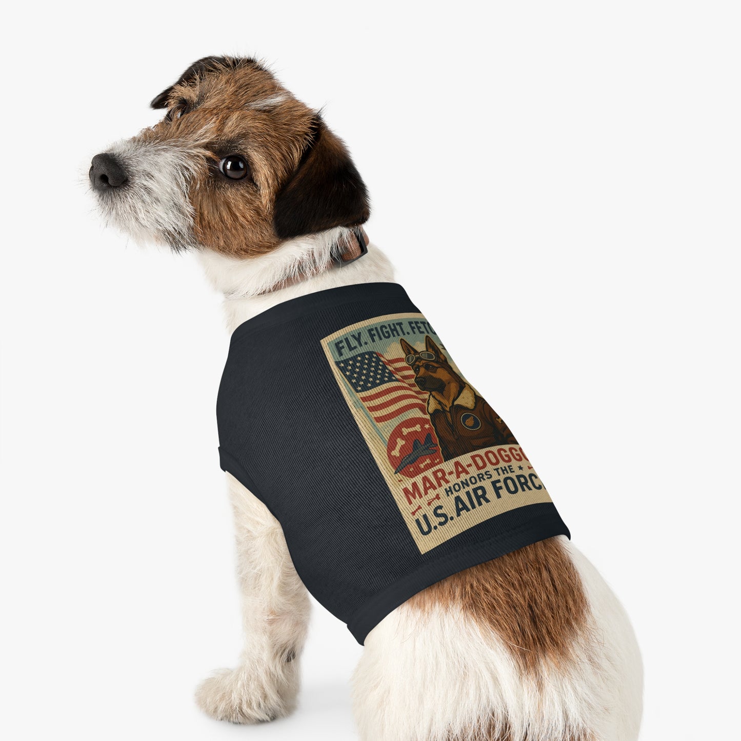 Fly Fight Fetch Mark 1 Dog Tank Top