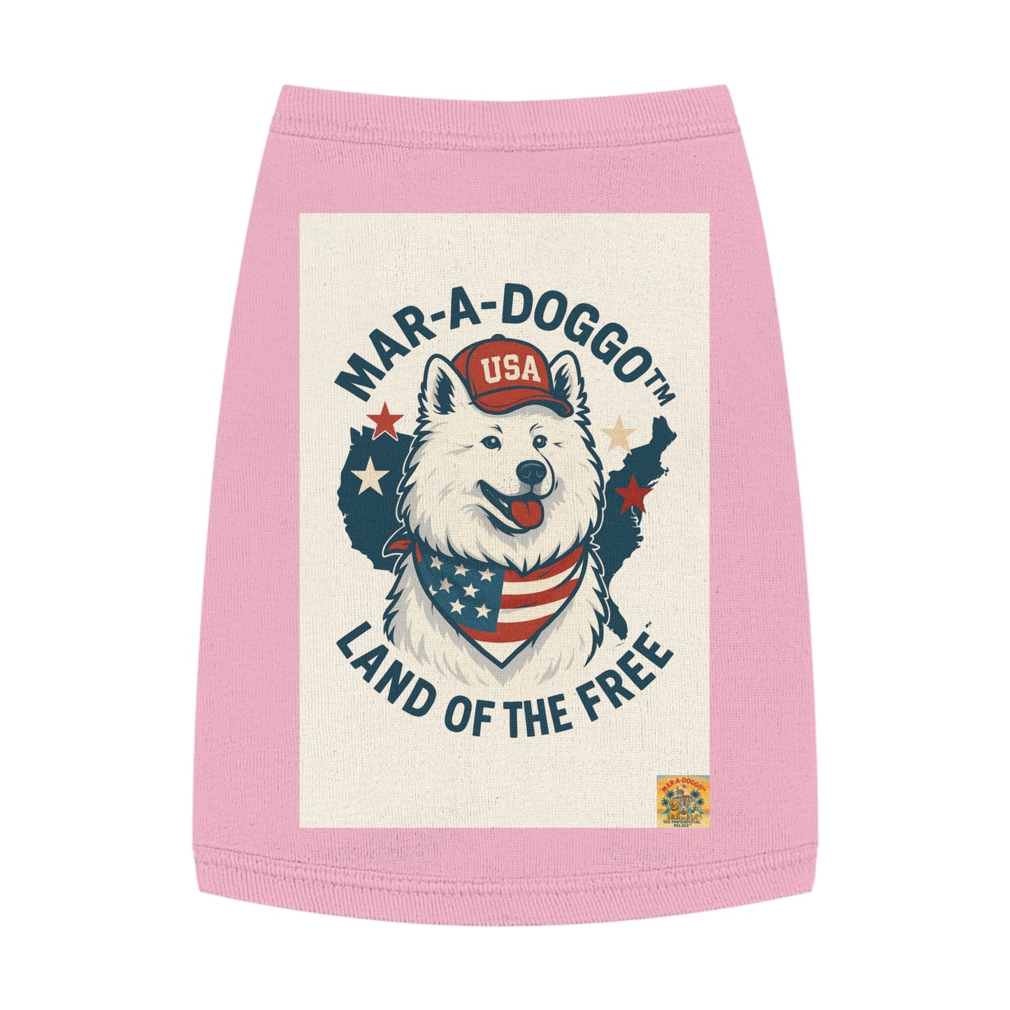 Land of the Free Dog Tank Top