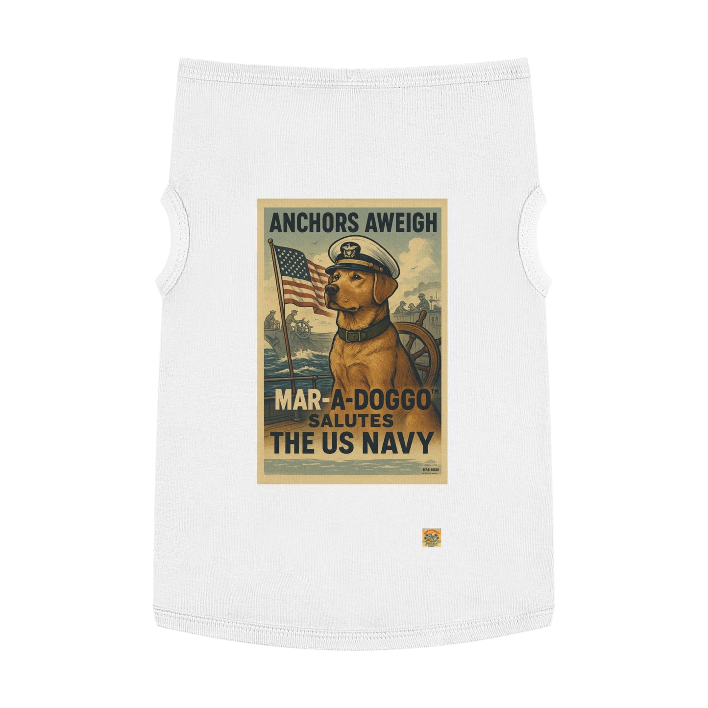 Anchors Aweigh Dog Tank Top