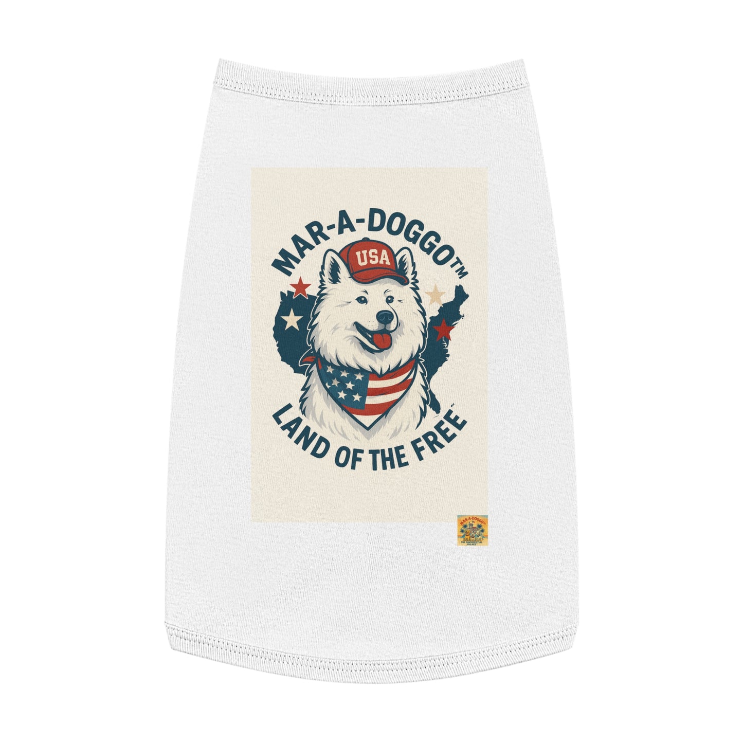 Land of the Free Dog Tank Top