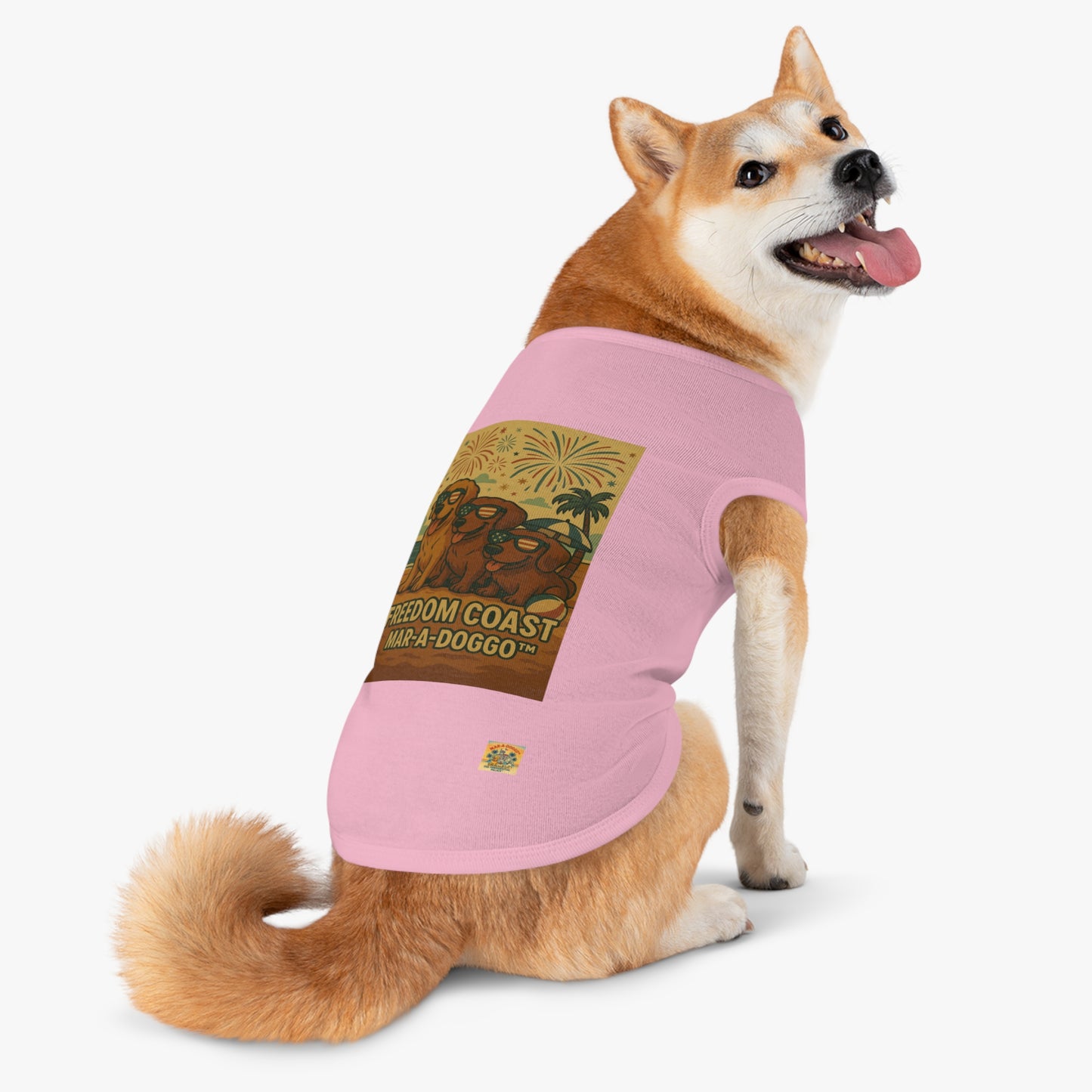 Freedom Coast Dog Tank Top