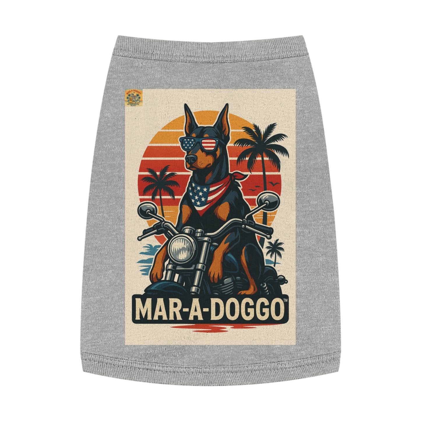 Biker Pup Dog Tank Top