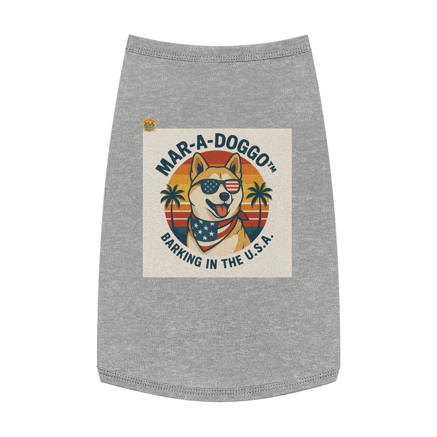 Barking In The USA Dog Tank Top