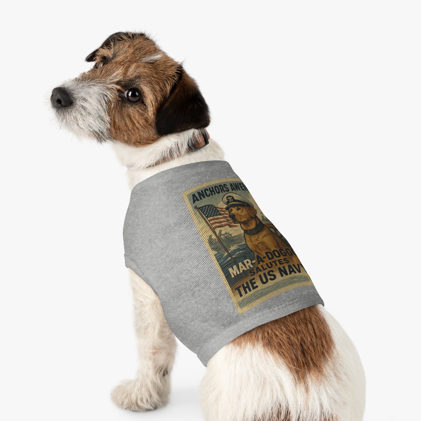 Anchors Aweigh Dog Tank Top